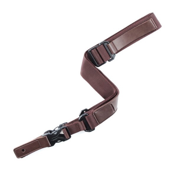 Dr.Case Nylon Side Strap 窄版+快拆接頭 褐色 吉他/貝斯背帶