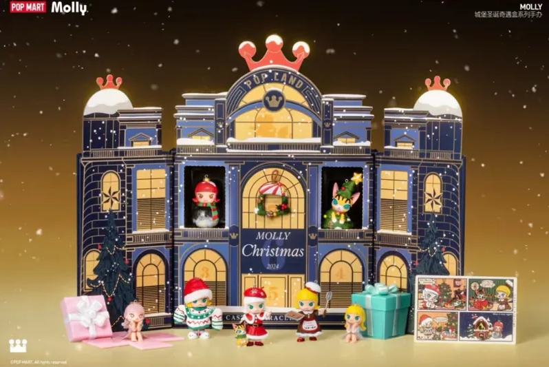<現貨!!!> POPMART 泡泡瑪特 Molly 城堡聖誕奇遇盒 聖誕倒數日曆 公仔 共7款+1款隱藏版