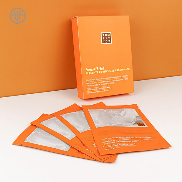 韓國院線產品 tom-tit-tot 乳酸桿菌外泌體胎盤面膜 10片