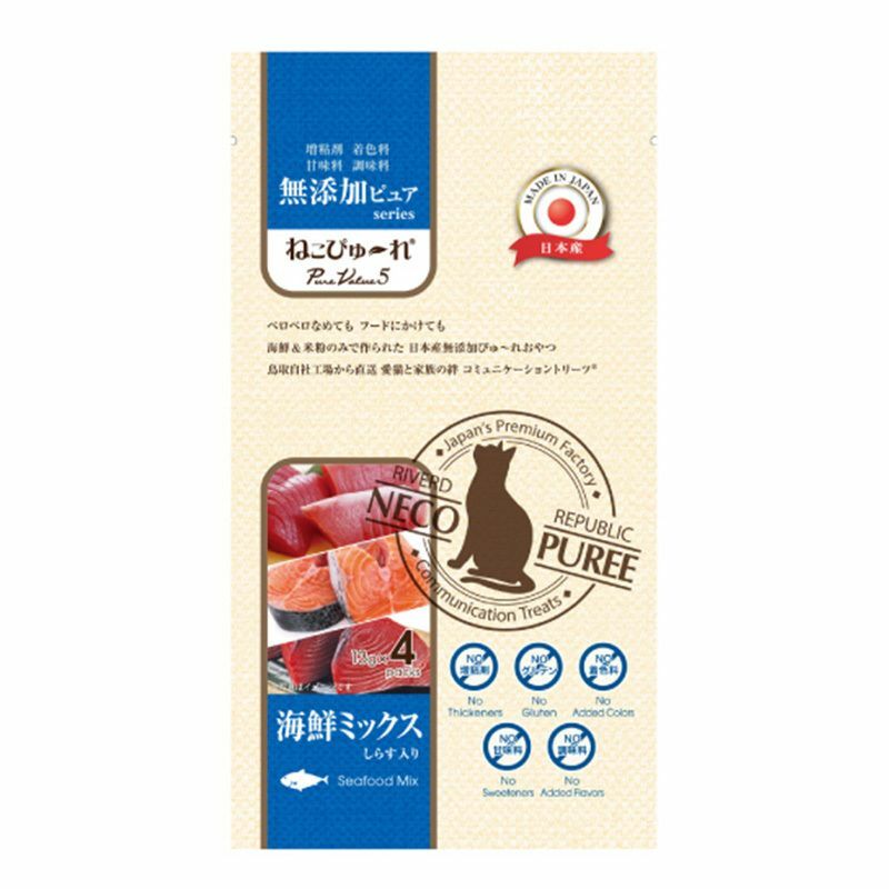 Riverd Republic NECO PUREE Seafood Fillet for Cats 13g x 4pcs