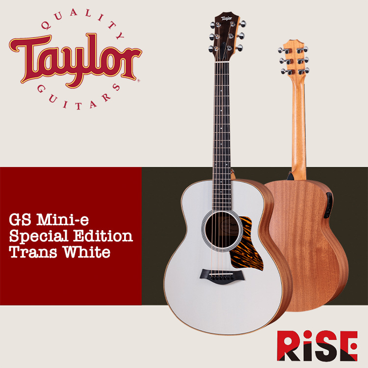 Taylor GS Mini-e SE Trans White 雲杉 面單板 木吉他