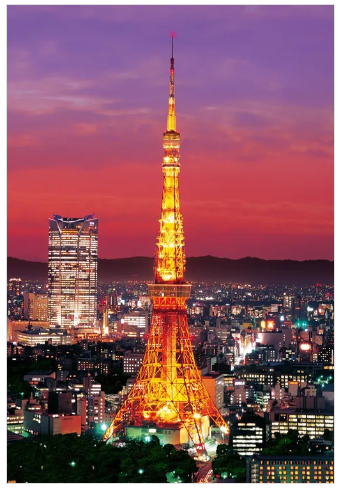 東京鐵塔亮燈