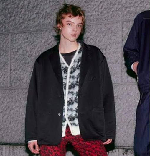 NEEDLES 2024 A/W MOHAIR CARDIGAN ROSE - PRE ORDER ITEM (預訂中)