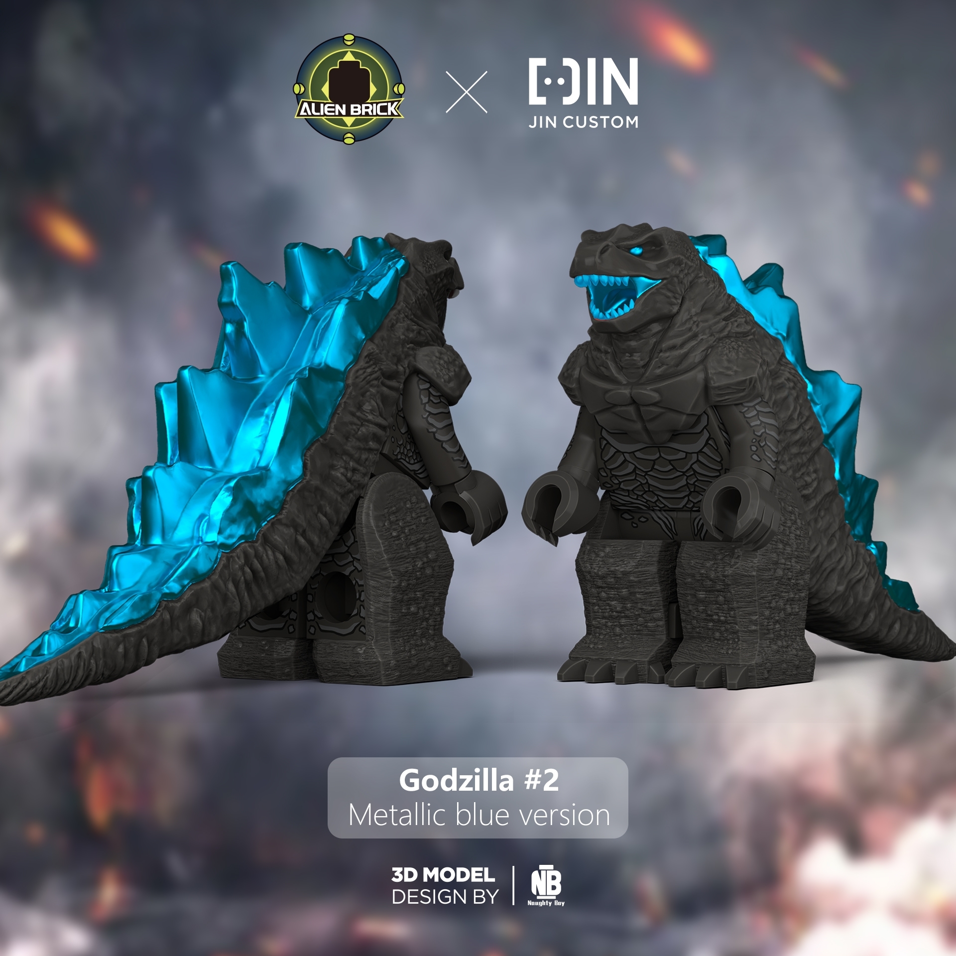 [JIN Custom] [Preorder] Godzill [PADprinted]