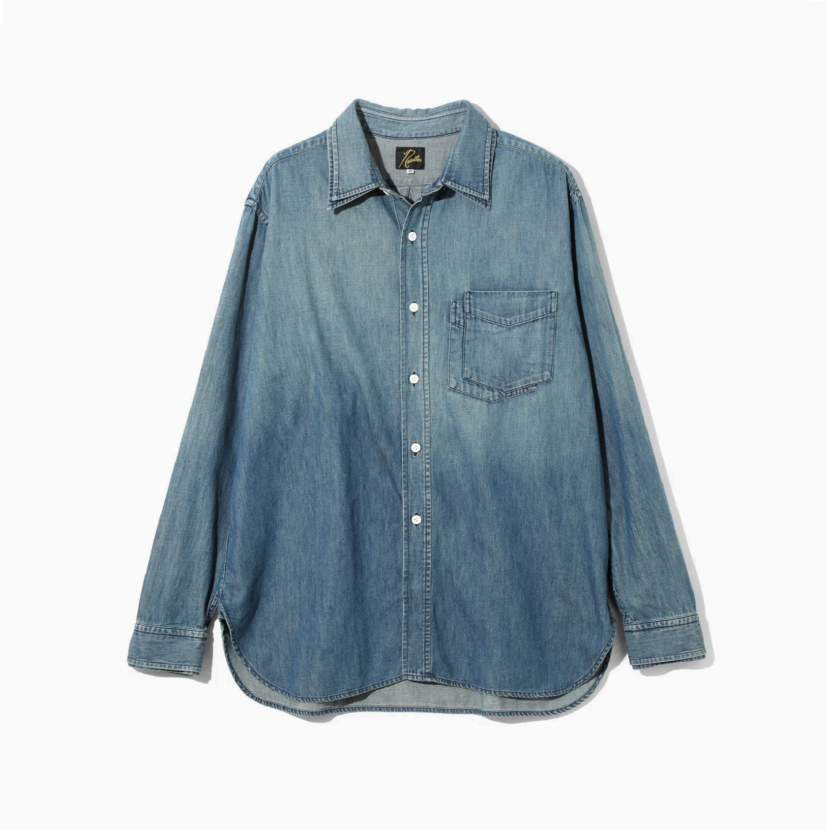 NEEDLES DOUBLE COLLAR SHIRT REGLUAR 6OZ DENIM - PRE ORDER ITEM (預訂中)