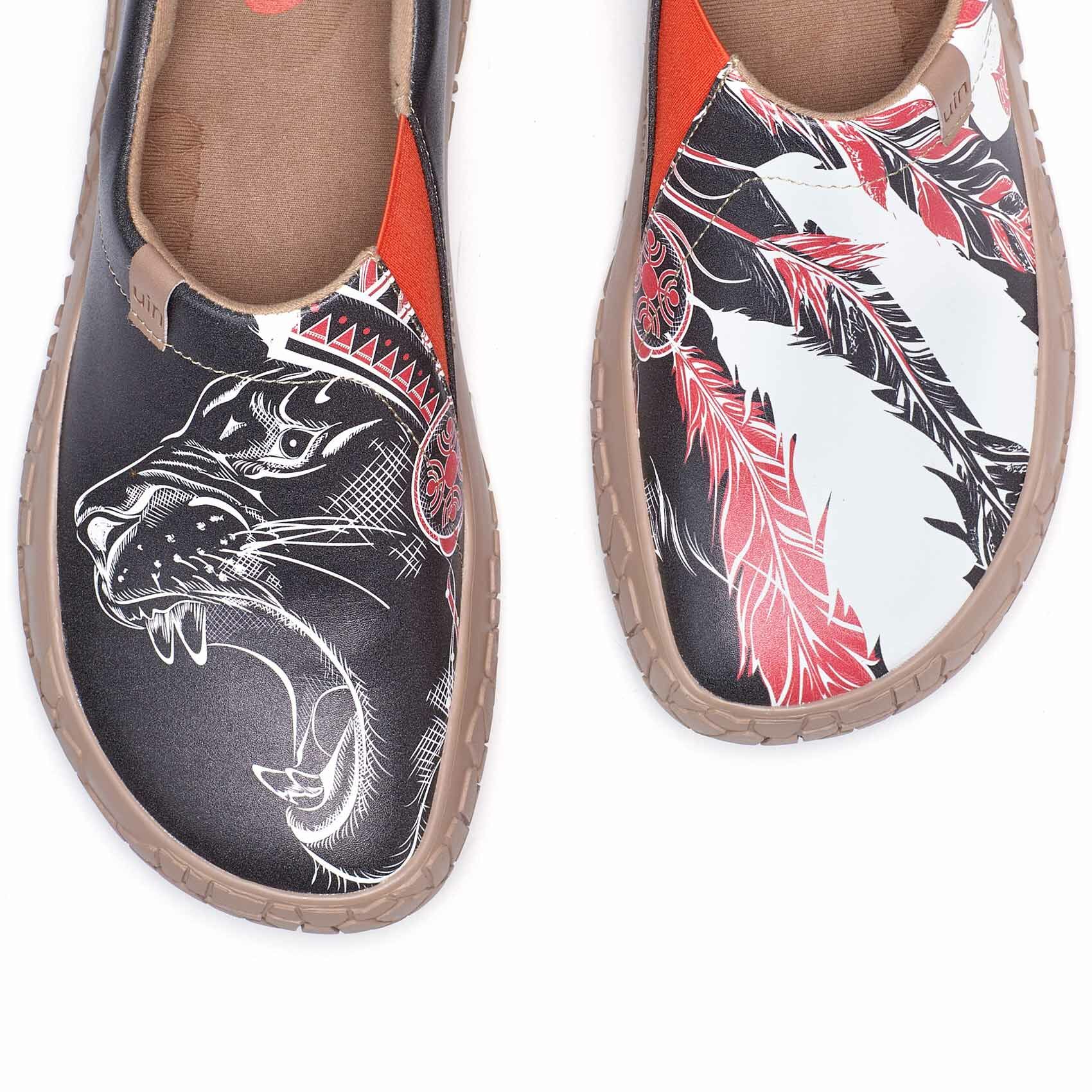 【 Uin 】西班牙原創設計 | 印第安頭飾 托萊多4 男鞋 彩繪鞋 休閒鞋 懶人鞋