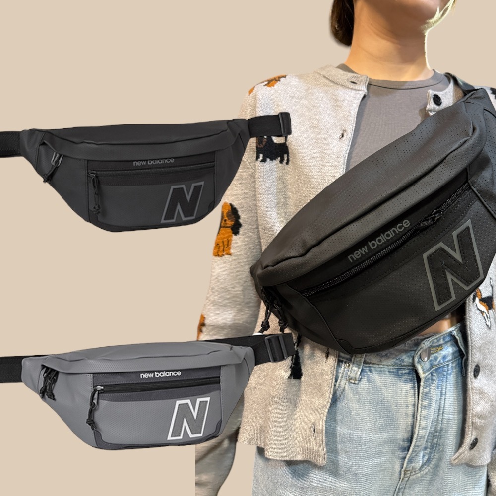 NB 側背 腰包 黑lab23105bkk、灰lab23105cas