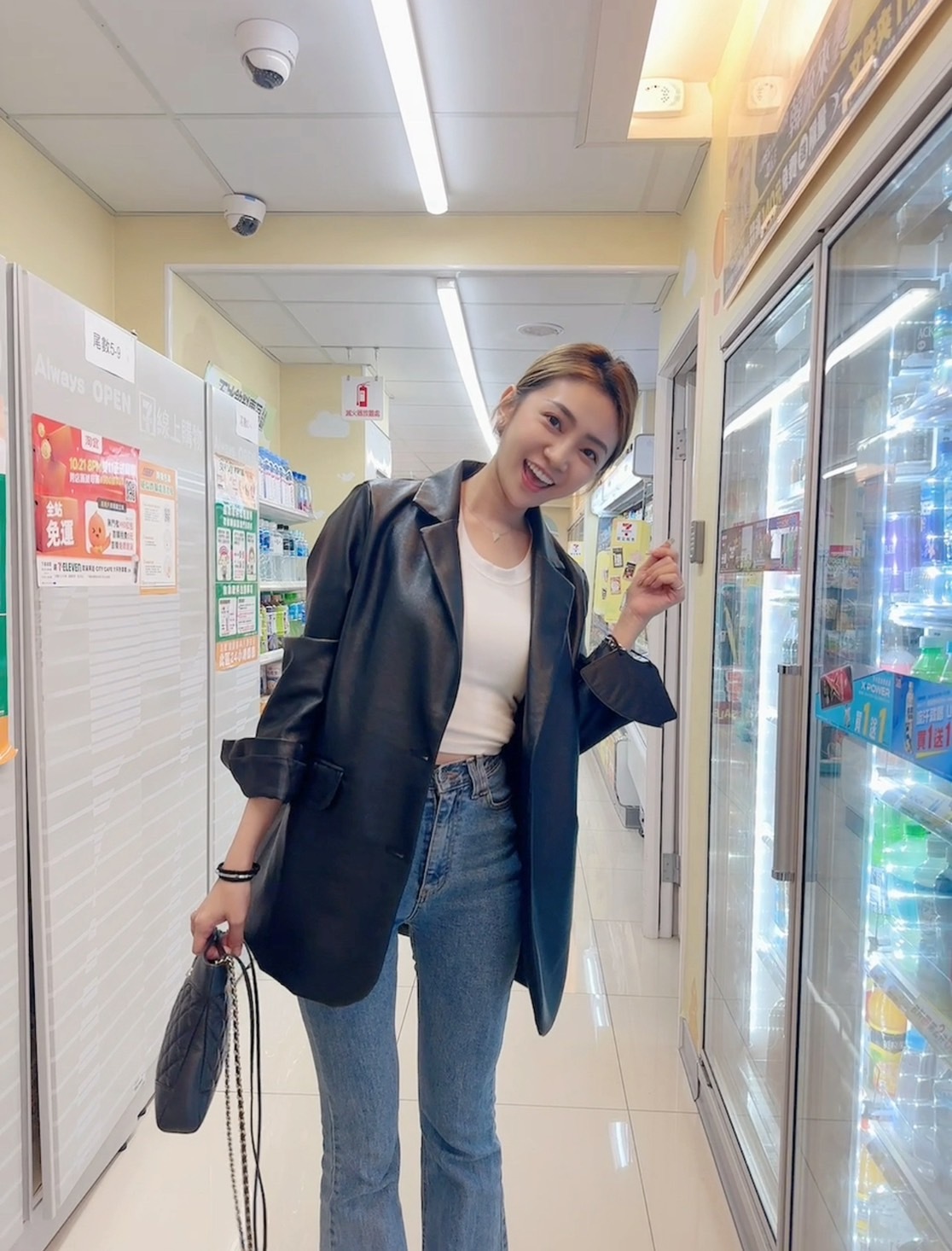 [現貨］售完100%不追加！💥闆娘的心血～品牌自訂款］🇰🇷正韓超修身霧面皮外套（有口袋，無墊肩）