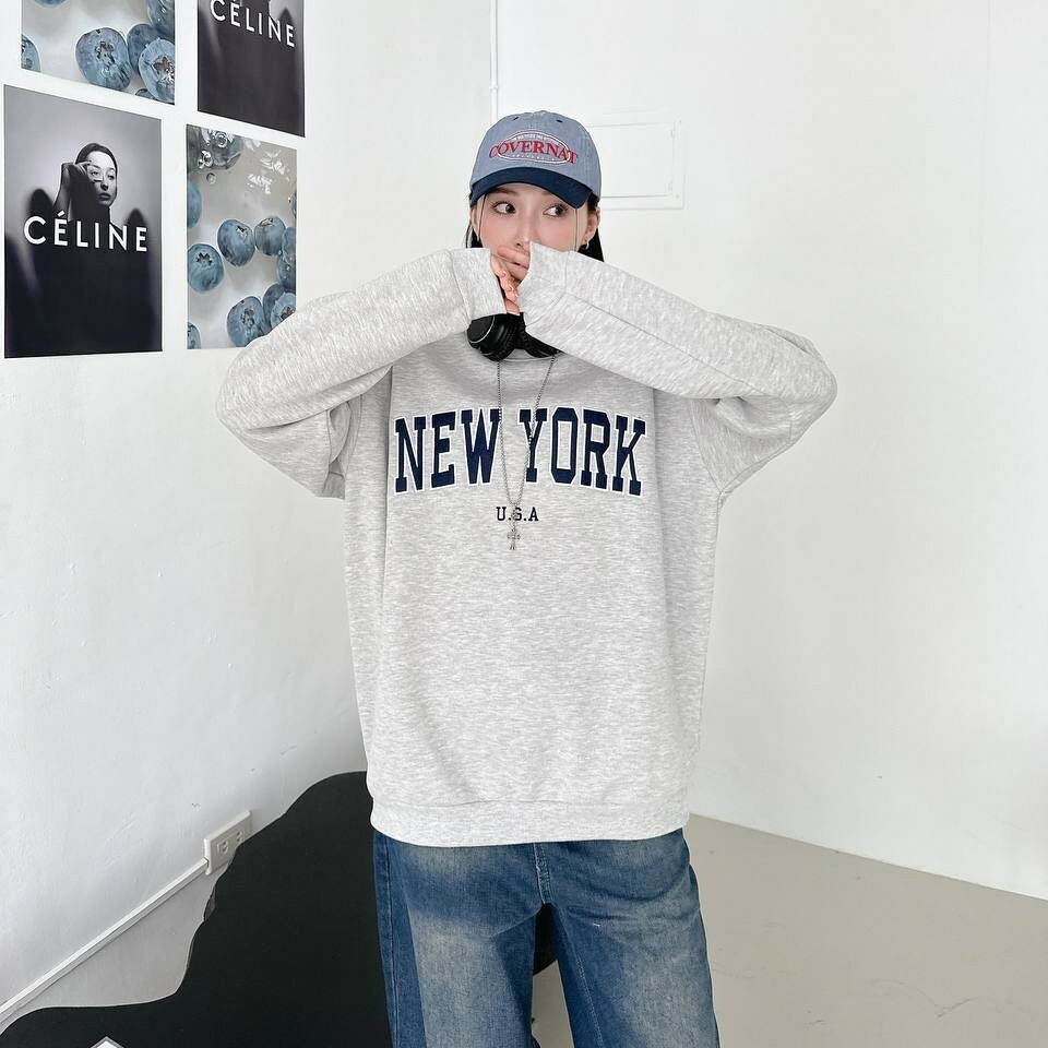 New York 刺繡大學Tee ( 3colors )