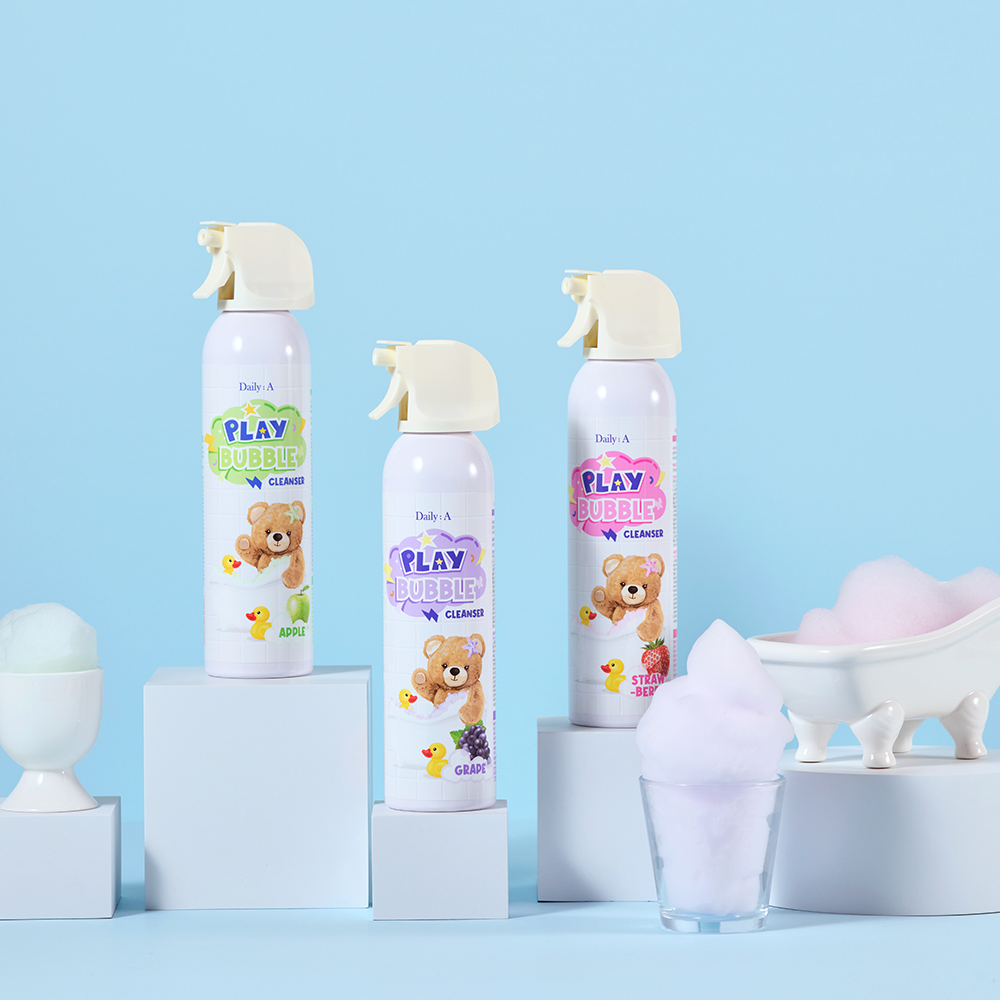 Daily:A Play Bubble Cleanser Set 200ml x 3PCS