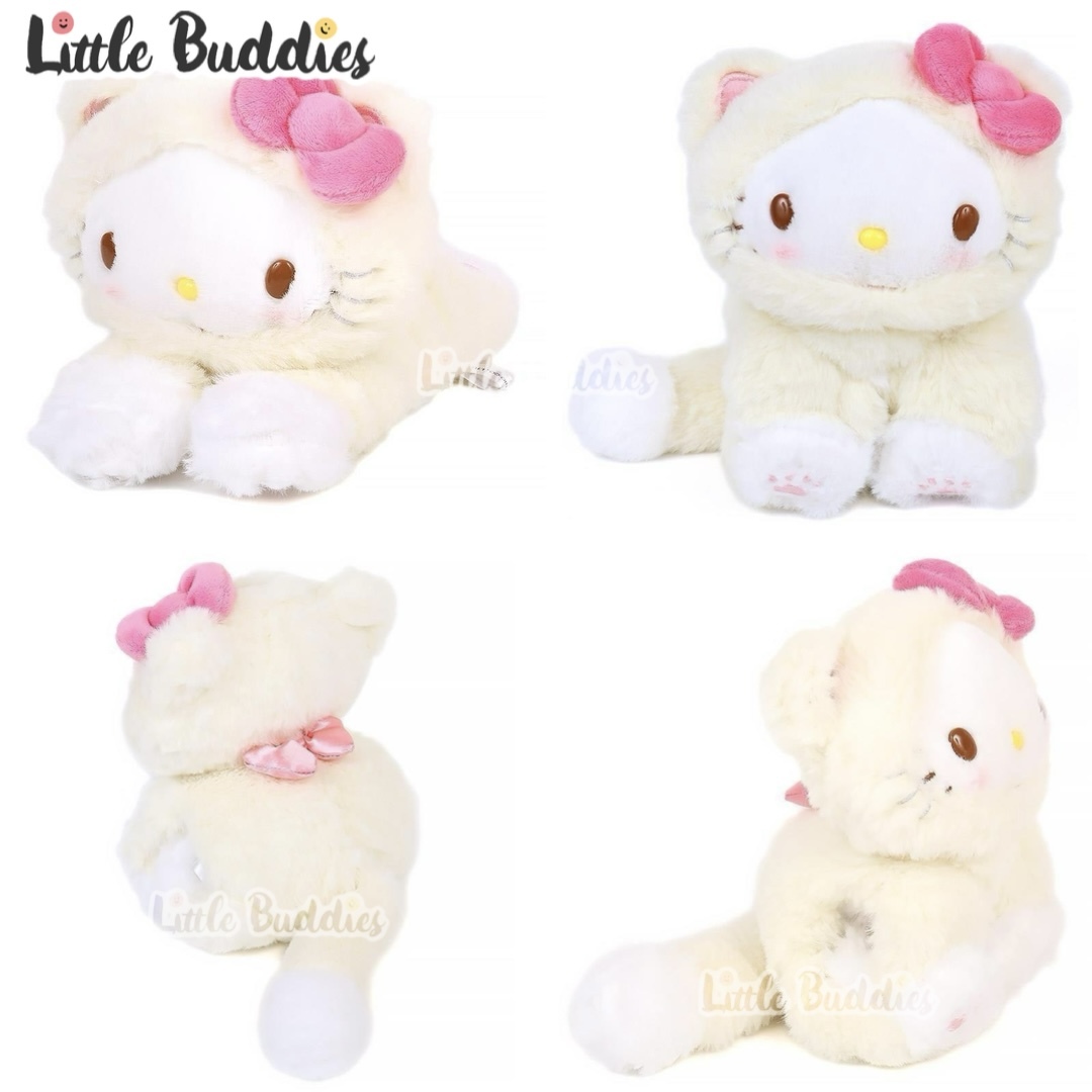 日本 Sanrio 抱抱貓公仔