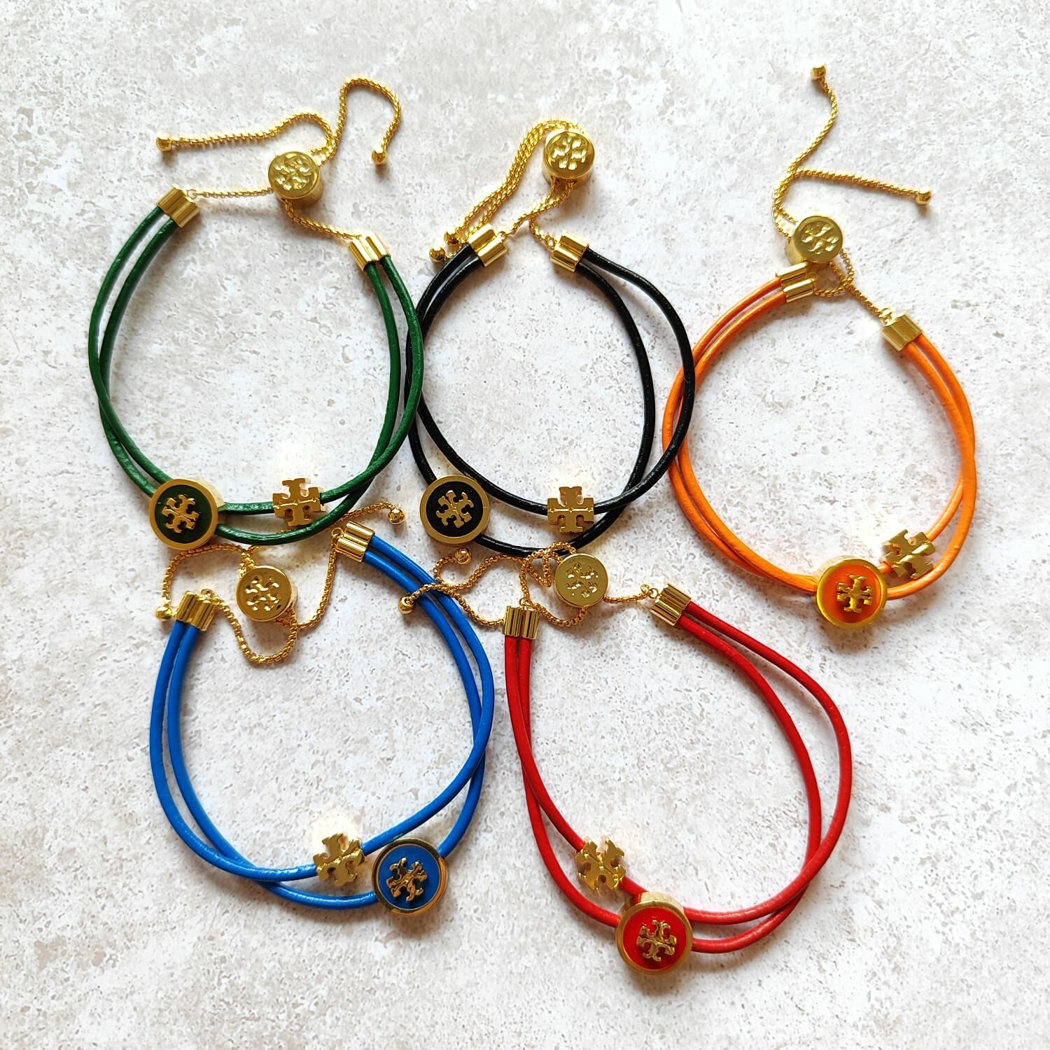 Tory Burch Kira雙層真皮手繩