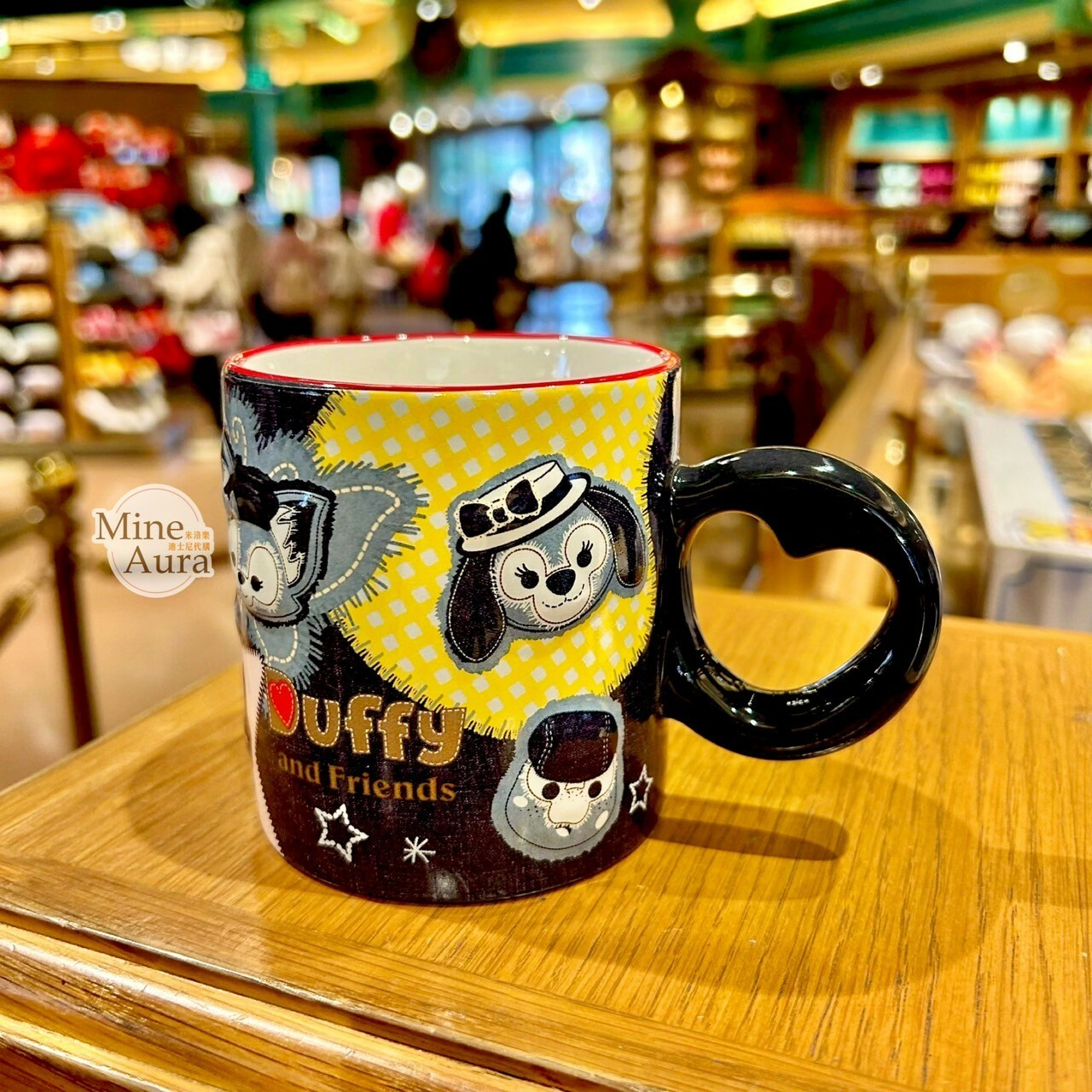(限時特價) 2024 達菲 Duffy 與好友們 牛仔風系列 陶瓷馬克杯 水杯 -上海迪士尼樂園