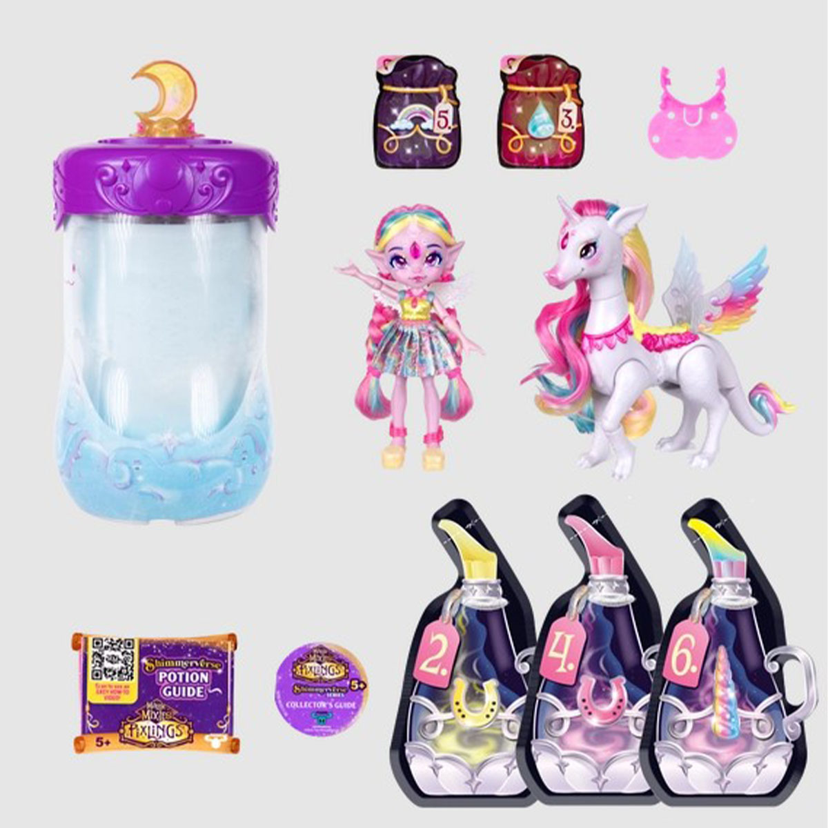 MAGIC MIXIES 閃爍精靈公仔系列 - 獨角獸精靈套裝