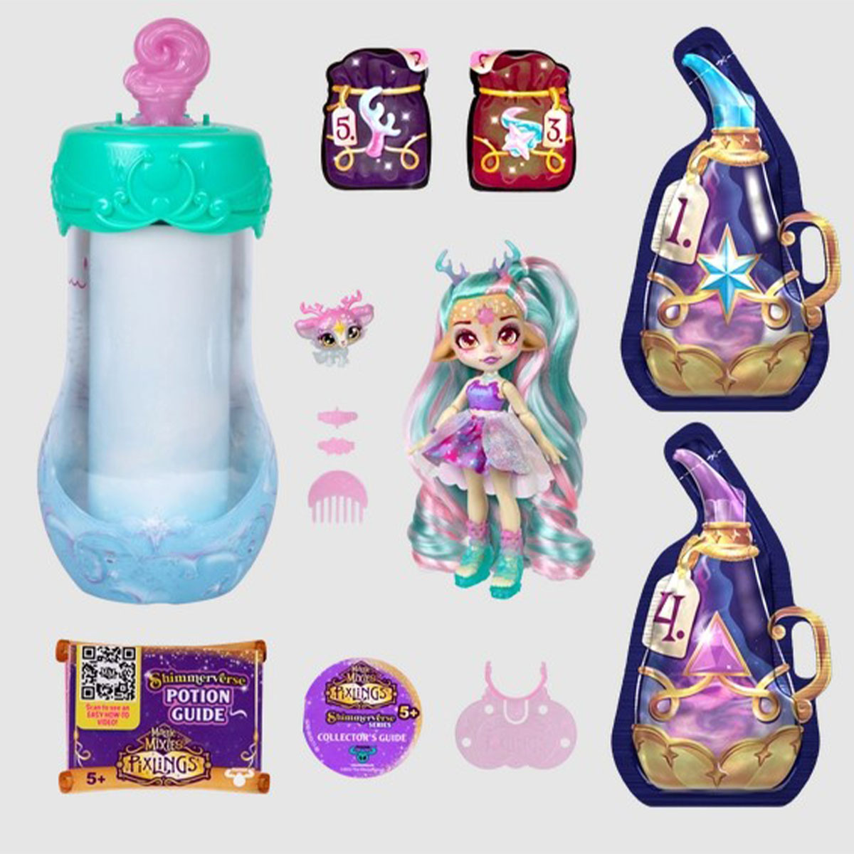 MAGIC MIXIES 閃爍精靈公仔系列 - 豪華美髮變色Deerlee