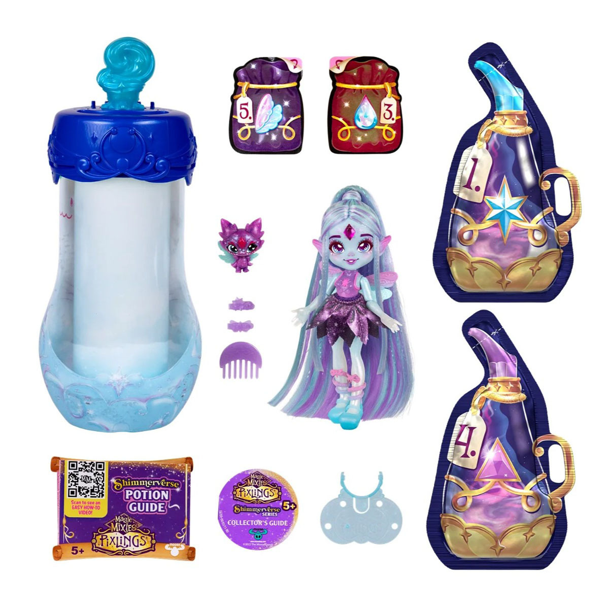 MAGIC MIXIES 閃爍精靈公仔系列 - 豪華美髮變色Flyt