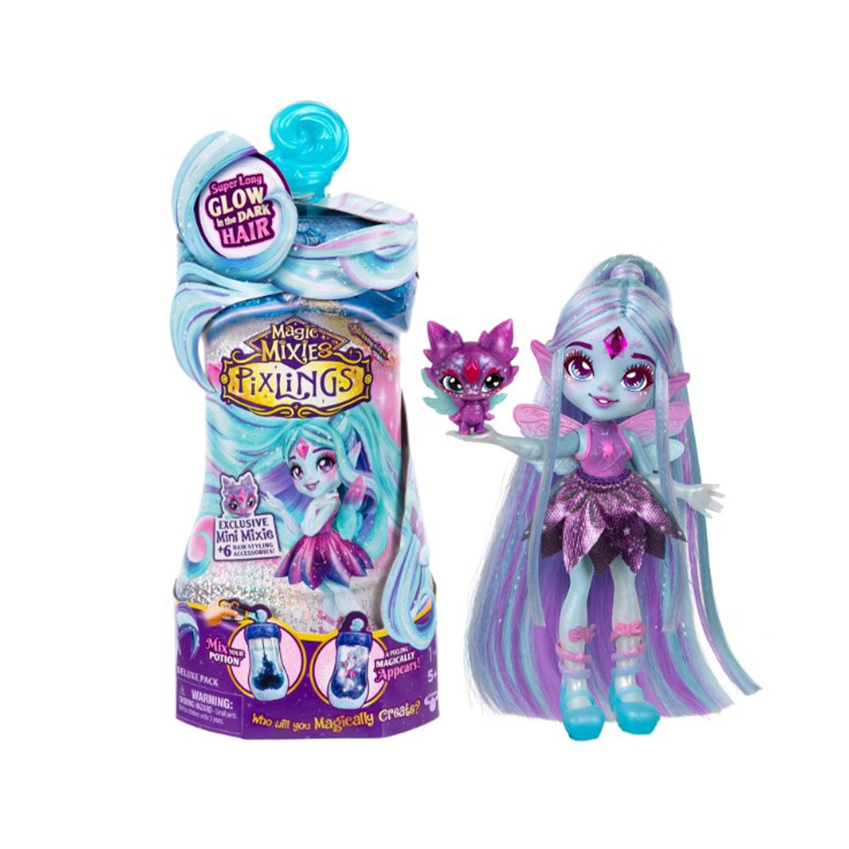 MAGIC MIXIES 閃爍精靈公仔系列 - 豪華美髮變色Flyt