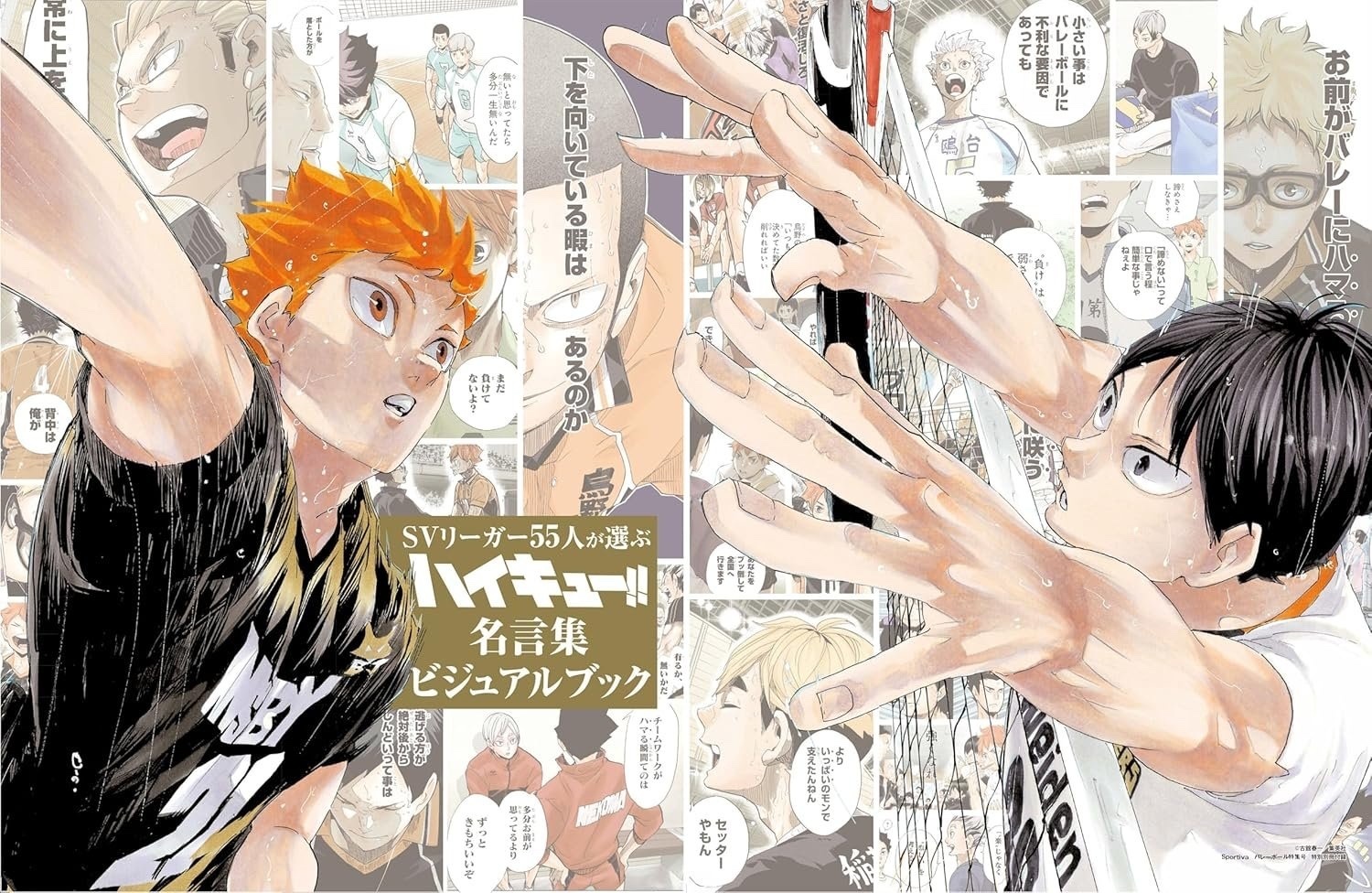 預訂🌟排球雜誌 sportiva 2024冬 特典附排球少年SV聯賽55名選手名言集 (日本2024年12月下旬發售）