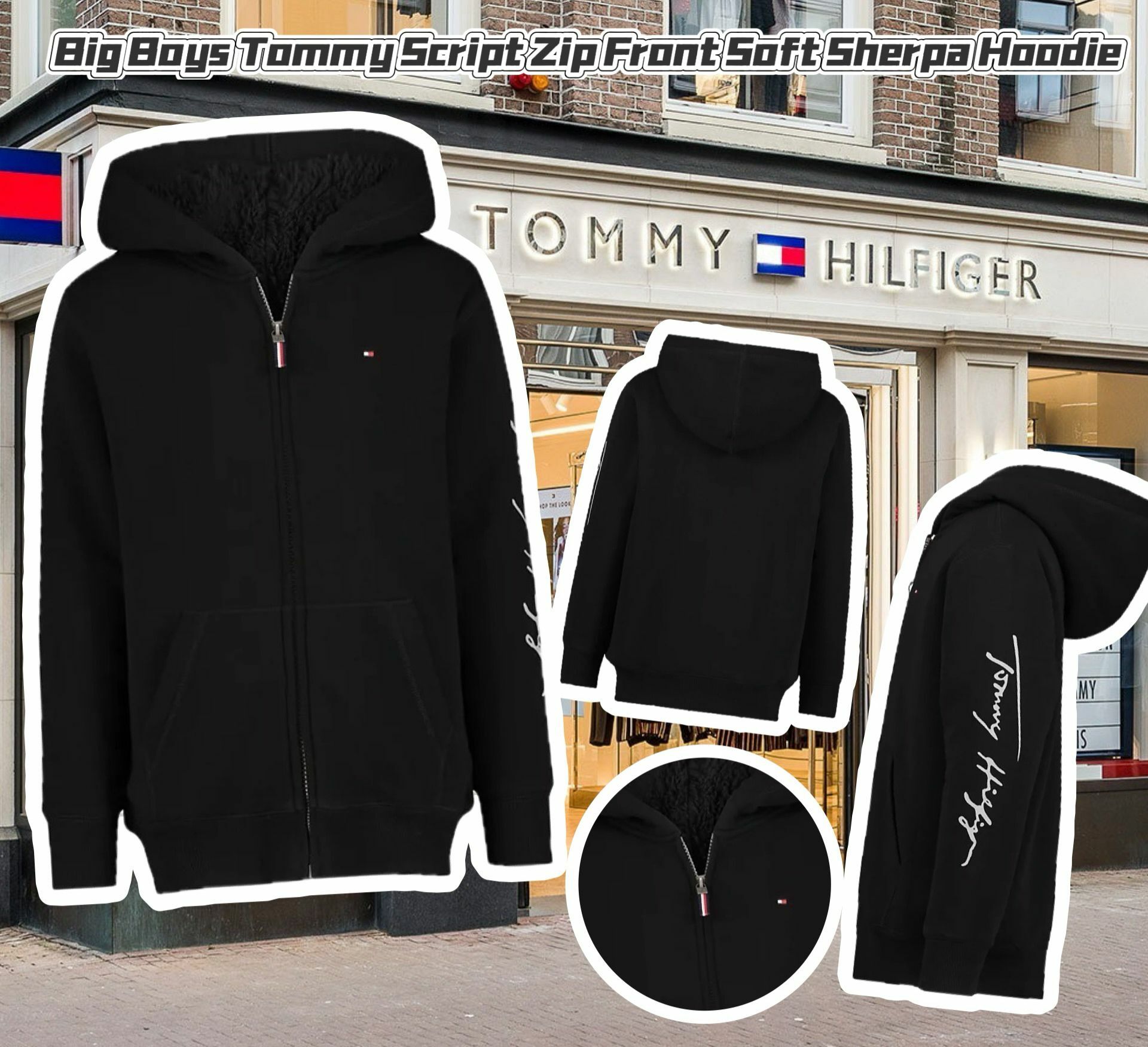 【現貨】TOMMY HILFIGER Script Zip G111935 中童外套