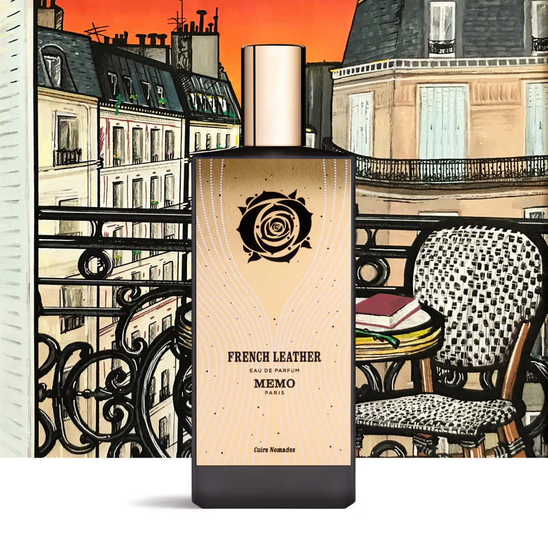 レア　 MEMO FRENCH LEATHER 香水 75ml French Leather - Lime, Rose, Suede Niche Fragrance - Memo Paris