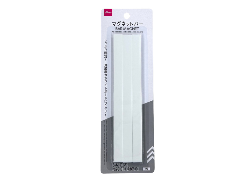磁鐵條/白色20cm3入