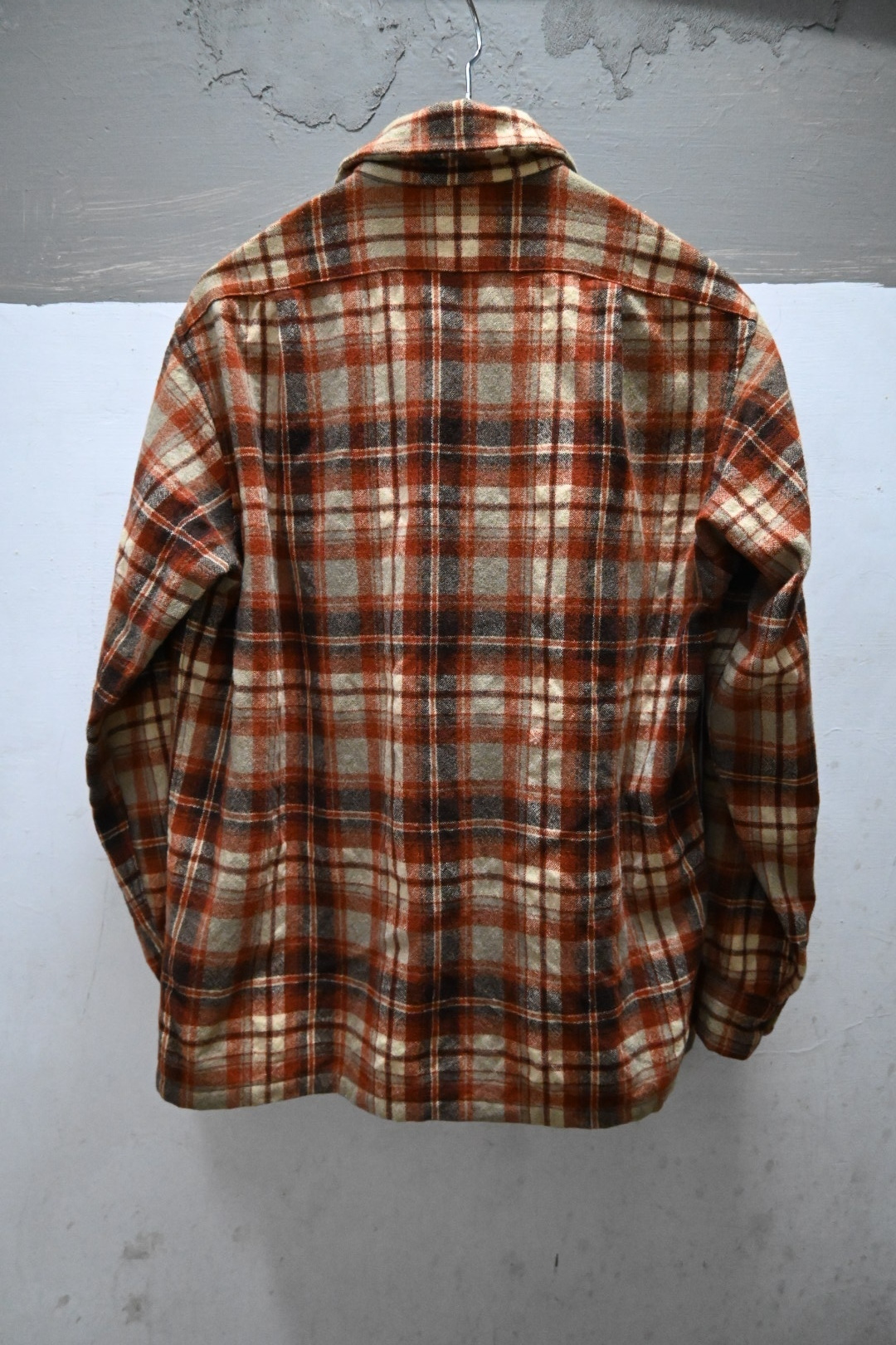 70s PENDLETON Wool Check Box Shirt Made in USA