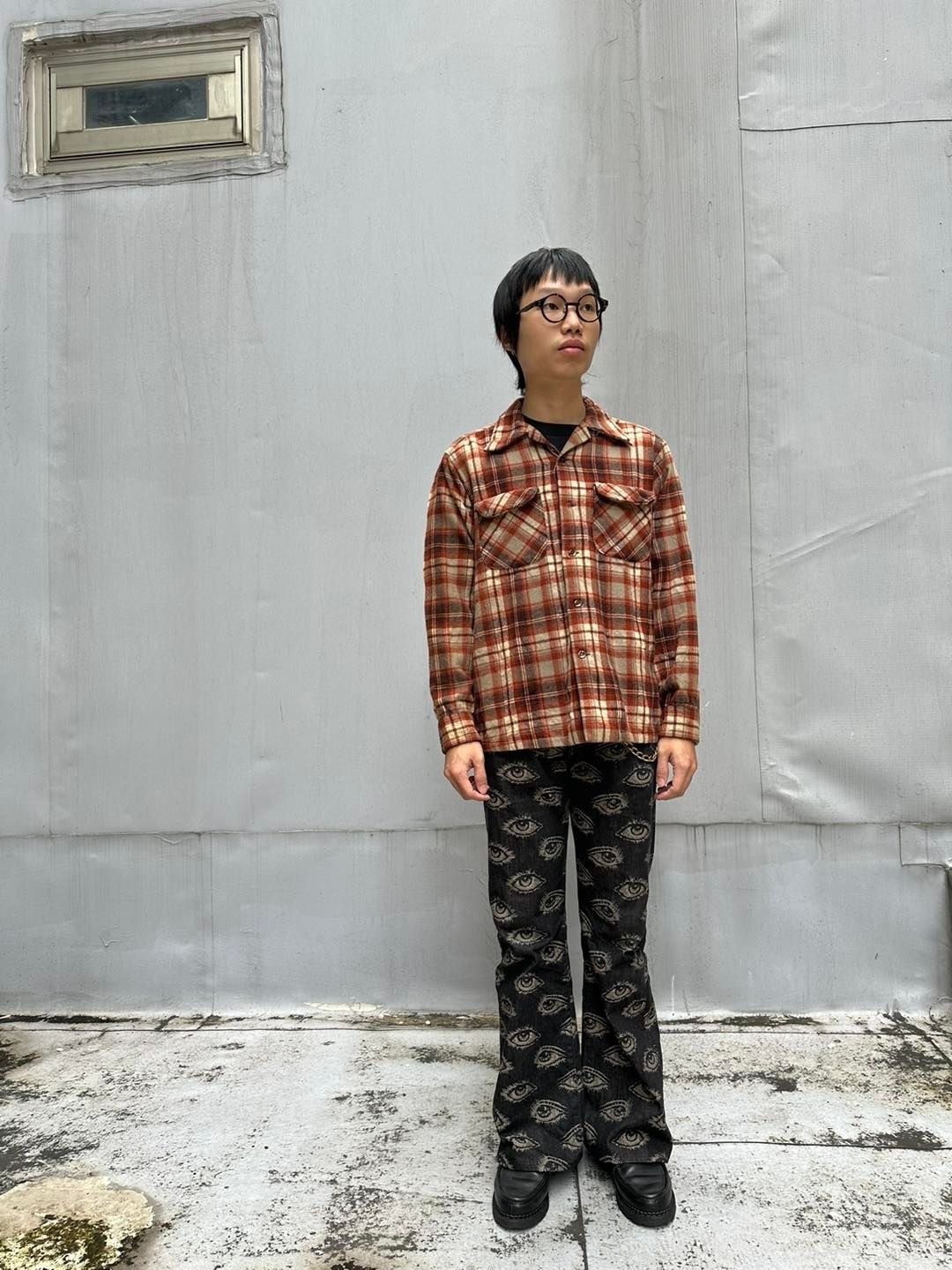 70s PENDLETON Wool Check Box Shirt Made in USA