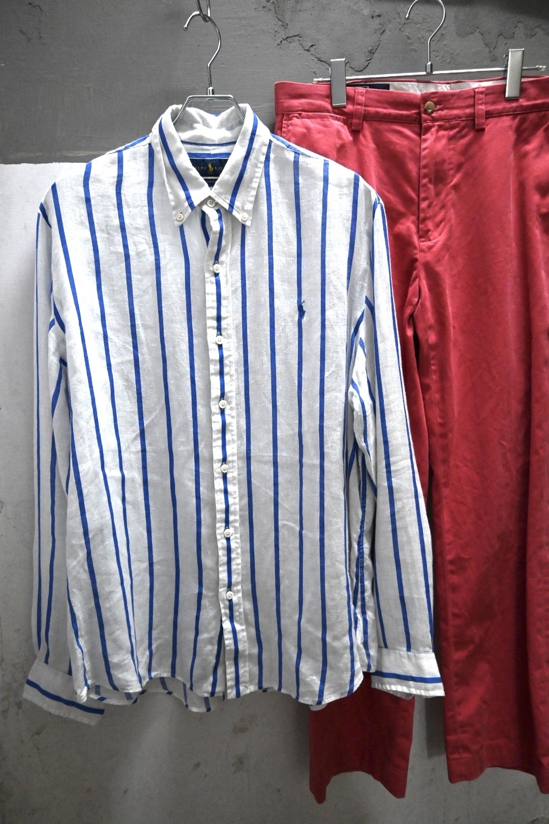 Polo Ralph Lauren Linen L/S Stripe Shirt