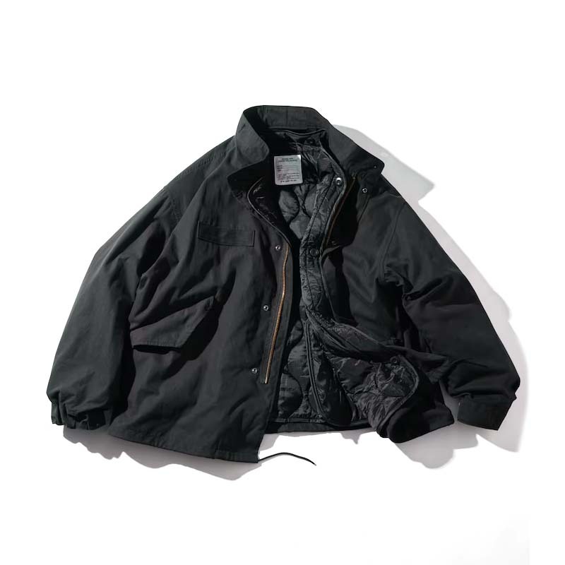 FREAK'S STORE Big Silhouette Liner Set Short Mods Coat/ Blouson black 黑色 外套 FREAKS-86 [台灣現貨]