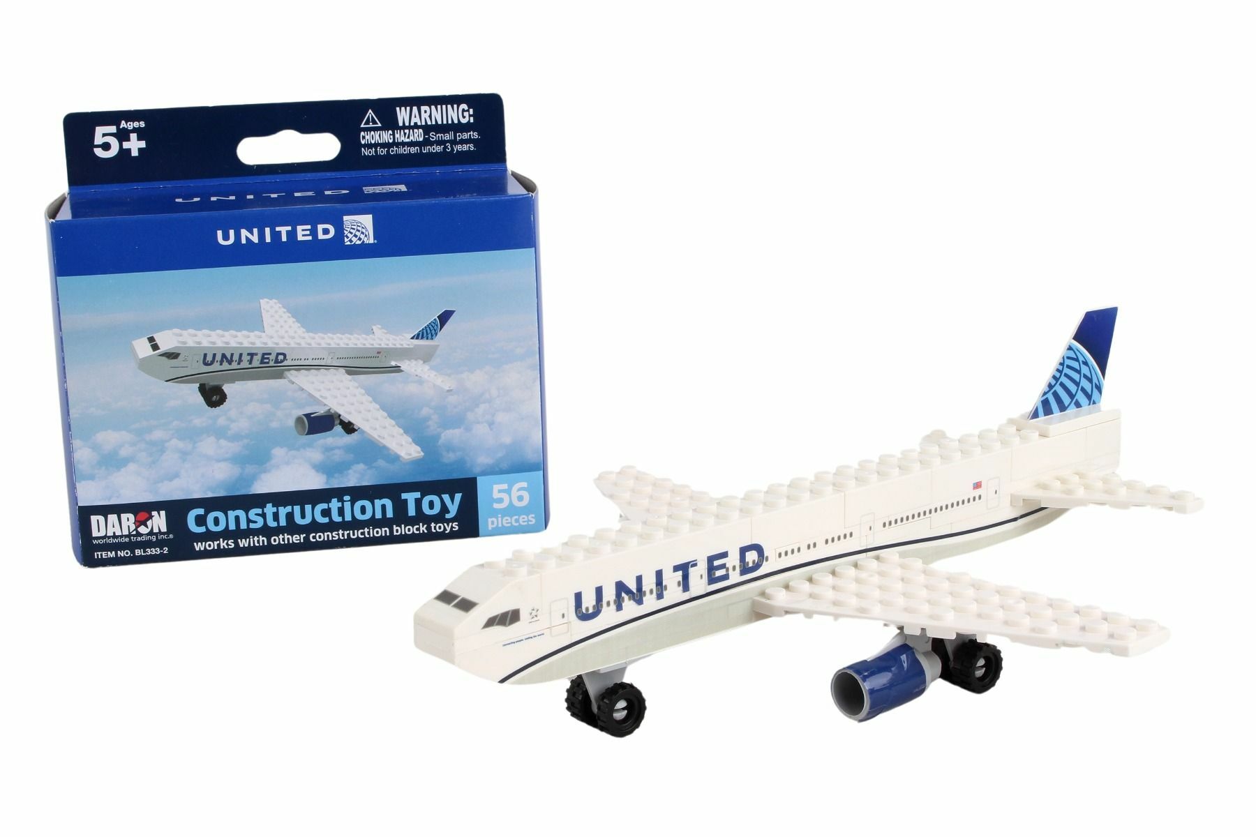 美國聯合航空 55片飛機積木玩具組
