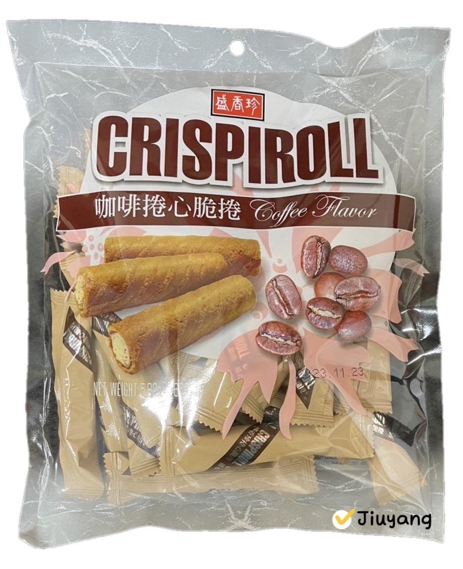 【盛香珍】咖啡捲心脆捲165g
