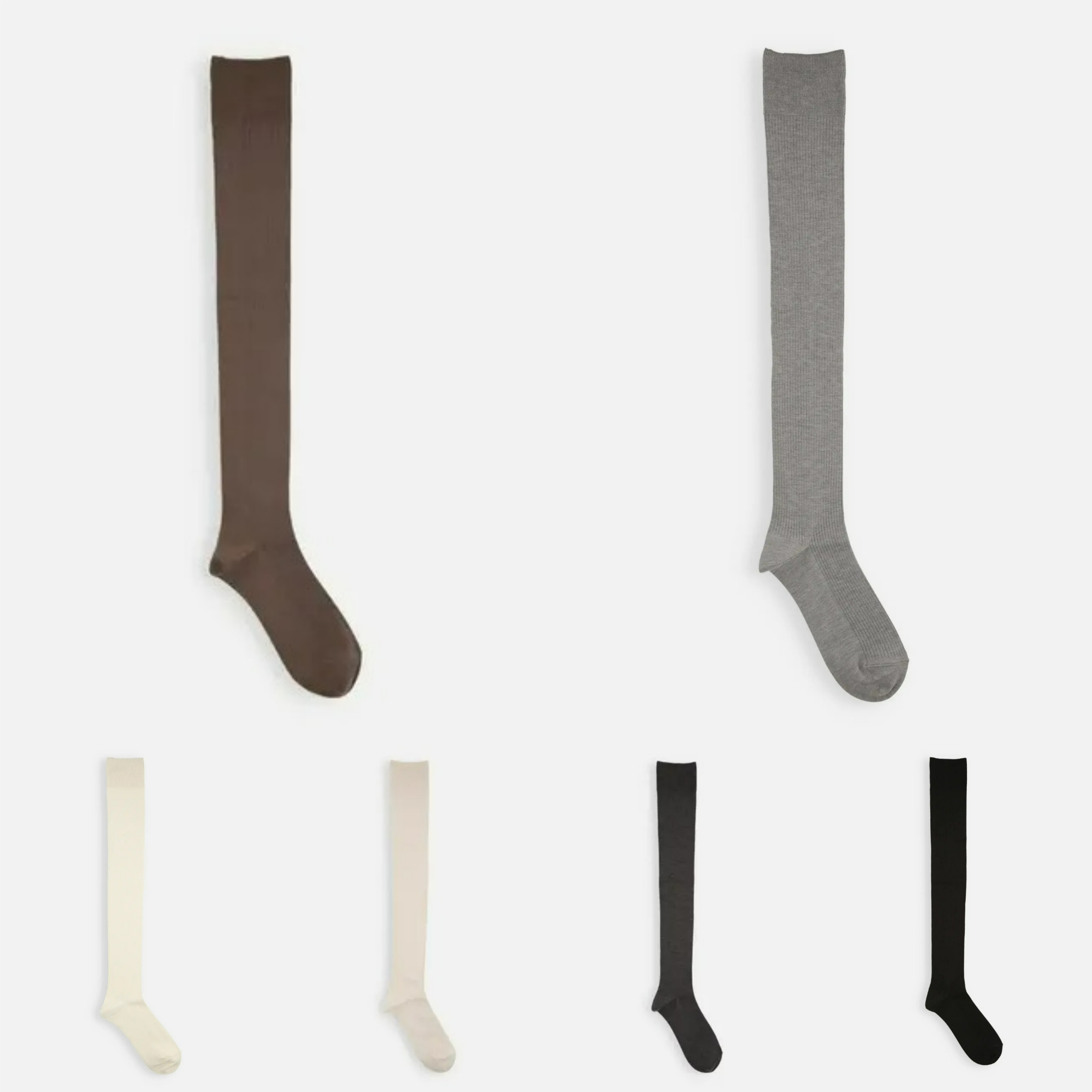 預購┃日本製 靴下屋 羅紋 堆堆襪  及膝襪 襪子