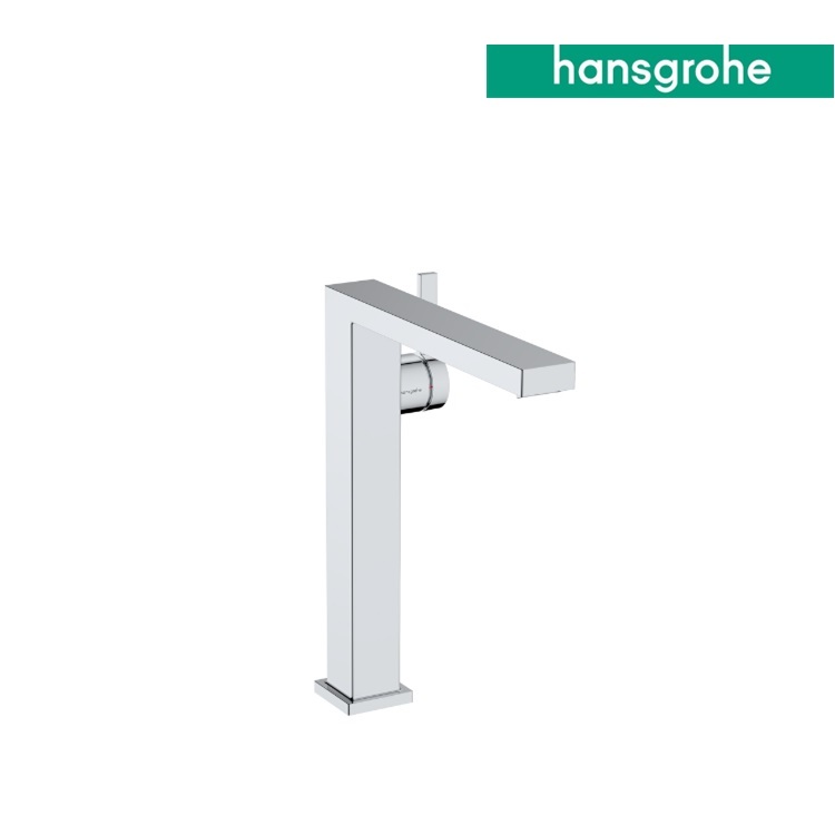 hansgrohe Tecturis E 73073, -000 Single lever basin mixer 240 Fine CoolStart with push-open waste set, with WaterfallStream flow - With GA Approval & Wels