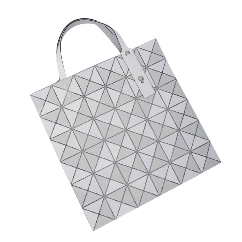 【ISSEY MIYAKE三宅一生】BAO BAO Quatro 6x6 琺瑯光澤設計托特包