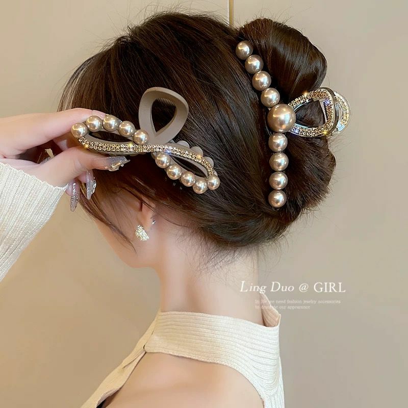 High-End Classic Diamond Hair Claw