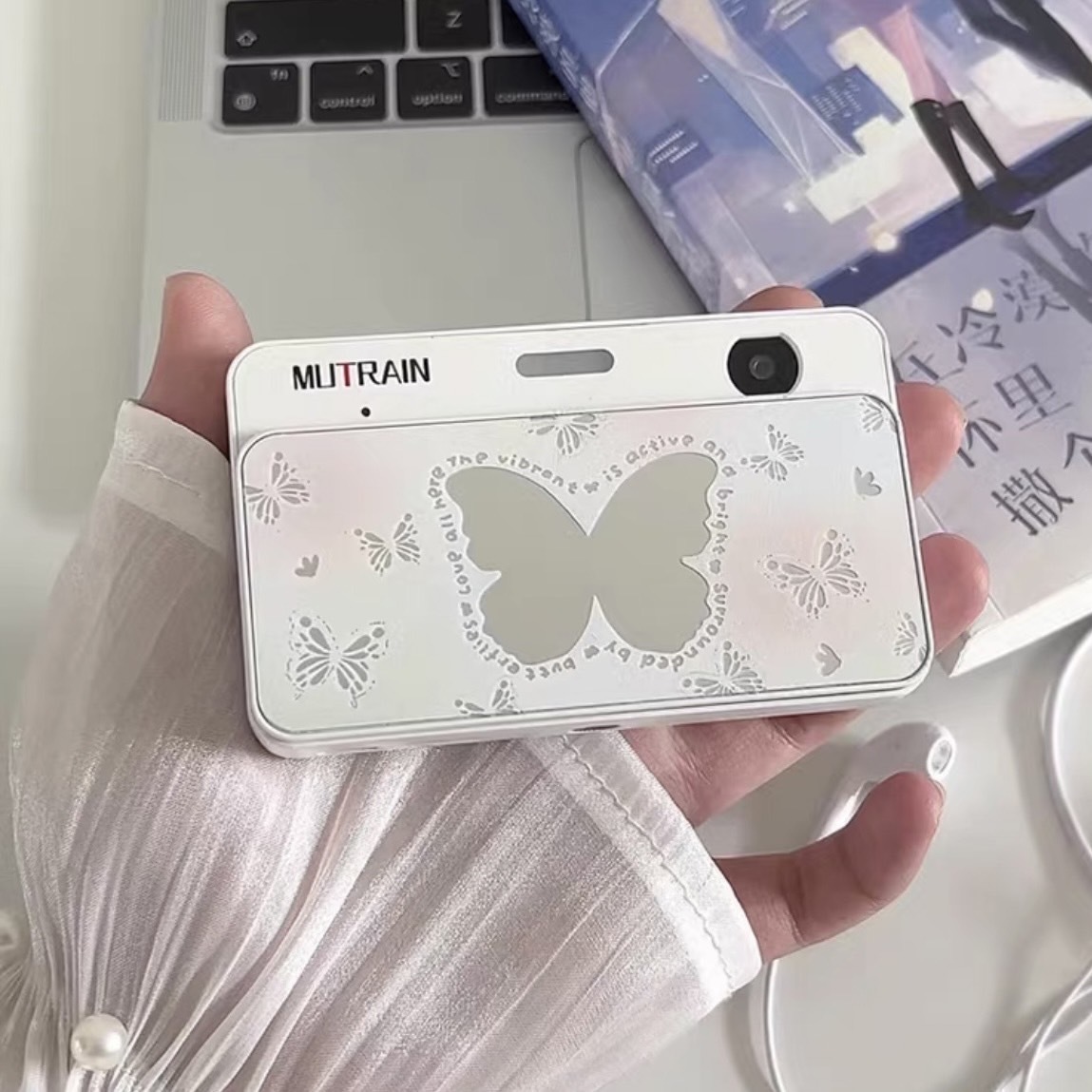 #現貨 Mutrain ccd 濾鏡 滑蓋蝴蝶鏡面相機 送記憶卡32g  紀錄青春必買