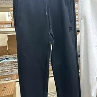 [S] FILA COTTON BLEND TRAINING PANTS,BLACK, FS2FPF3101X-BLK (SFL505)