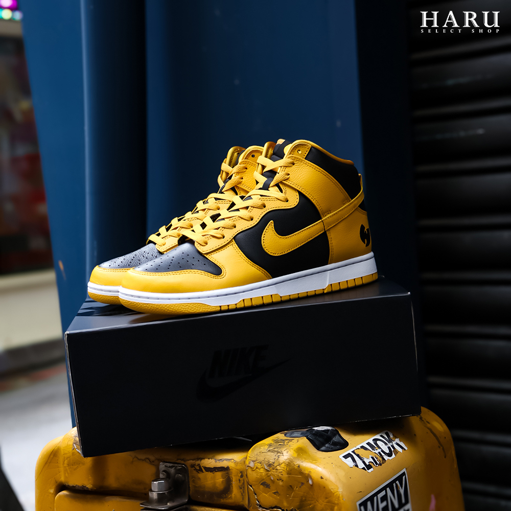 NIKE DUNK HI RETRO PRM "WU-TANG CLAN" 黑黃 武當 2024 高統  男生復古休閒鞋 HJ4320-001