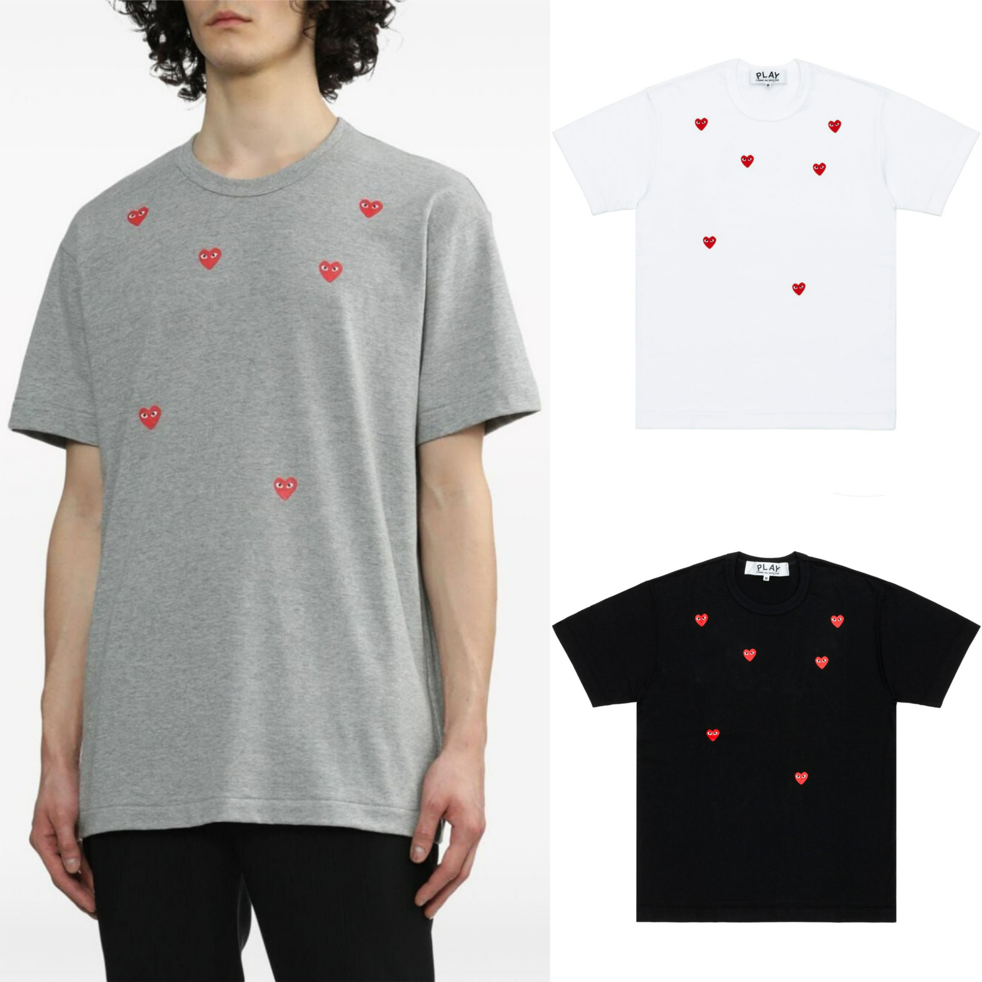 預購┃日本製 男女共版 川久保玲 CDG PLAY 小愛心 紅愛心 短T