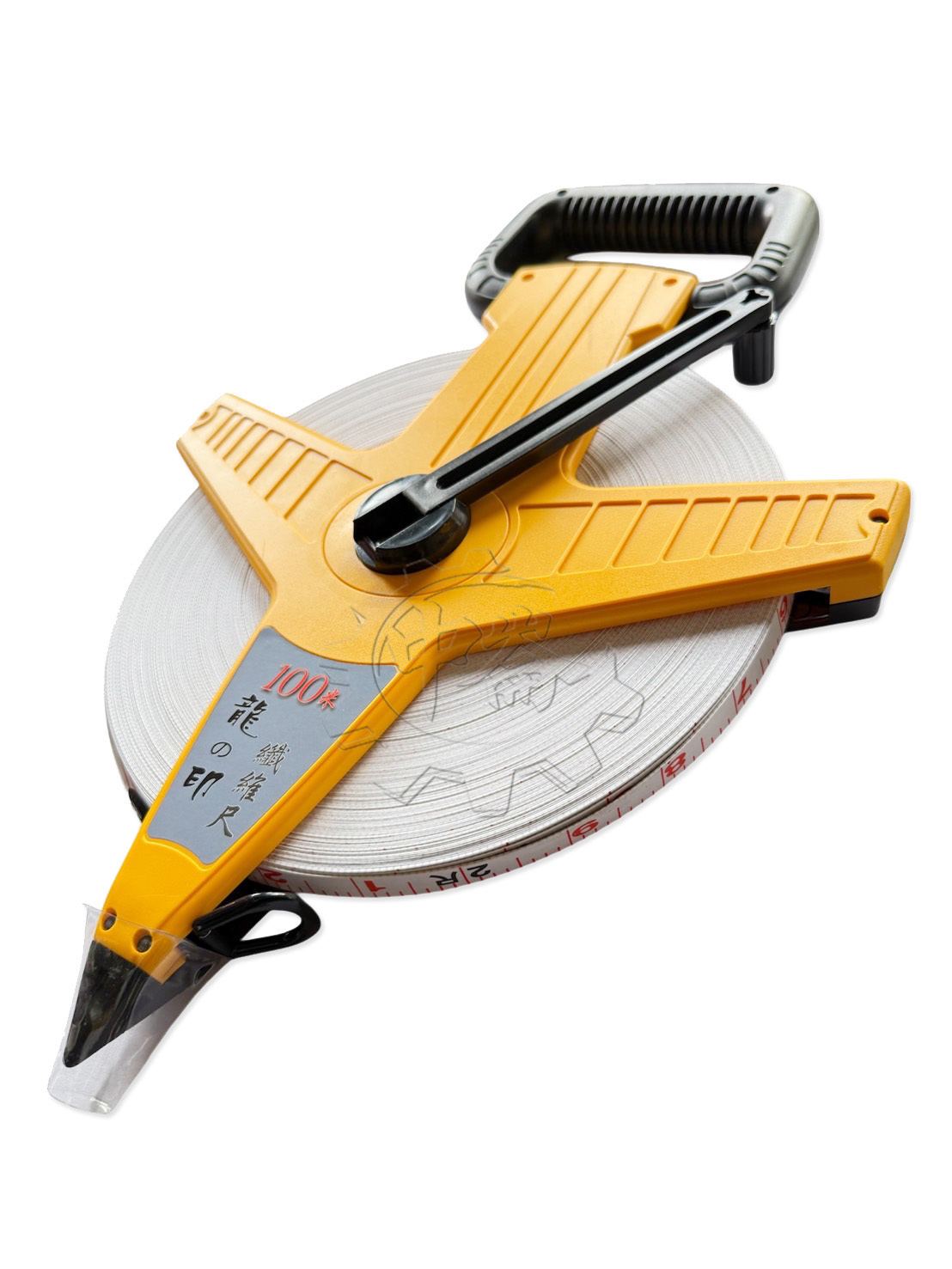 ＊中崙五金【附發票】龍の印 特級纖維布尺 LT-R34 高強度尺帶 尼龍手提布尺拉尺 捲尺100M (330尺)