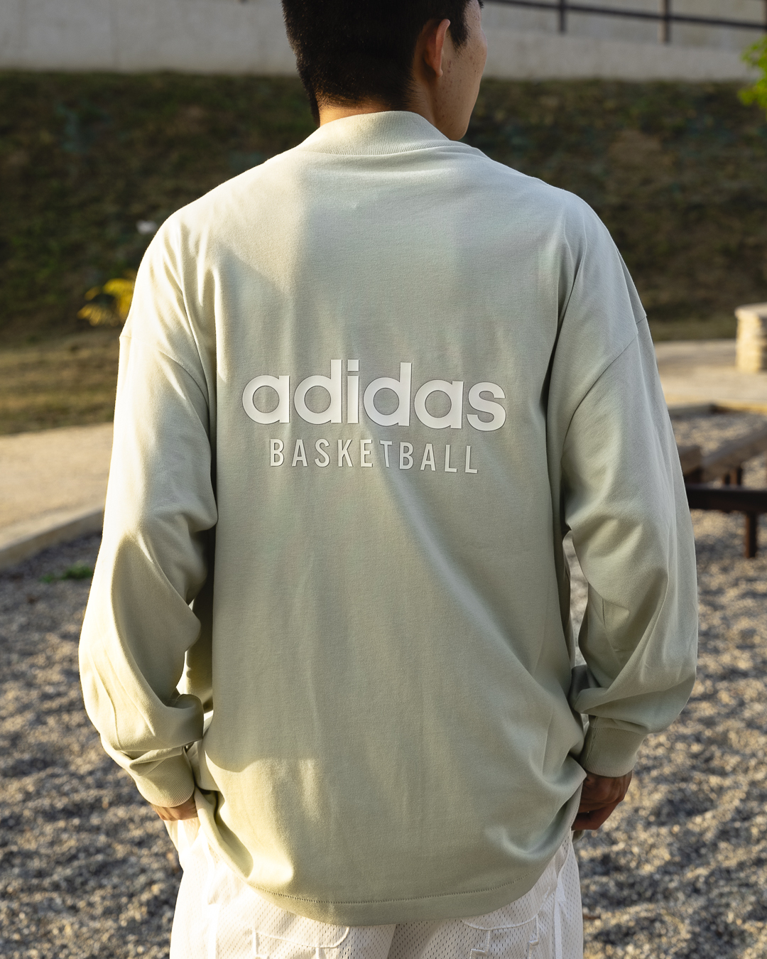 『愛上Adidas 心動的感覺 🏀』Adidas Basketball 運動長袖 牛油果綠