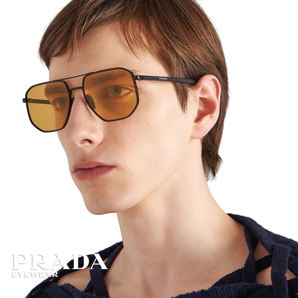 【PRADA】SPR 59Y 1BO-0B7-57mm 飛行員太陽眼鏡 ♥
