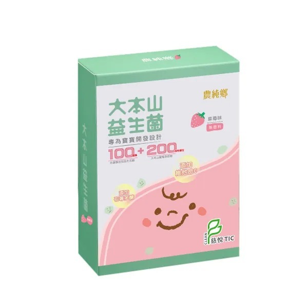 農純鄉 大本山益生菌 (草莓味) 2g x 30入 12M+