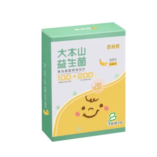 農純鄉 大本山益生菌 (香蕉味) 2g x 30入 6M+
