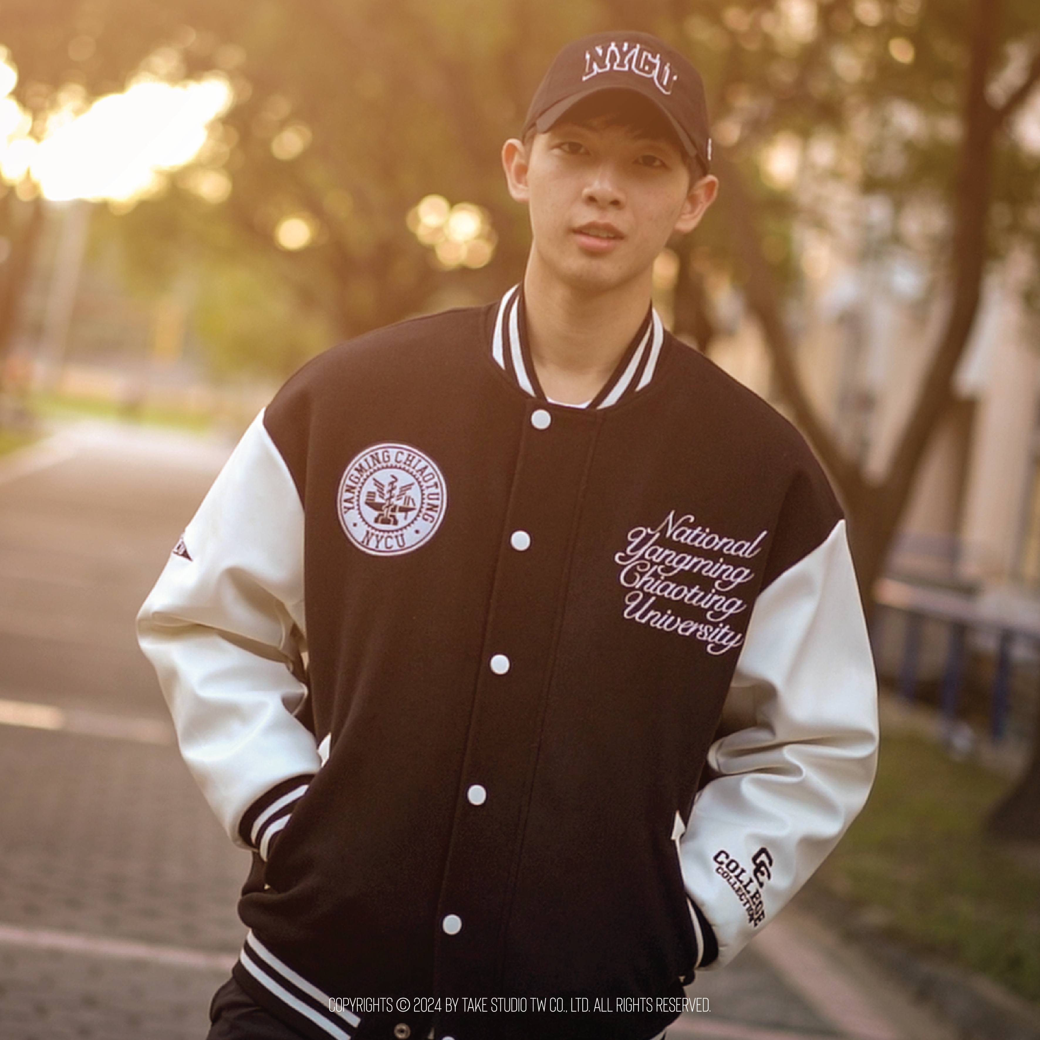 陽明交通大學 NYCU 美式校園棒球夾克 · 2024 全新設計款 / NYCU Varsity Jacket