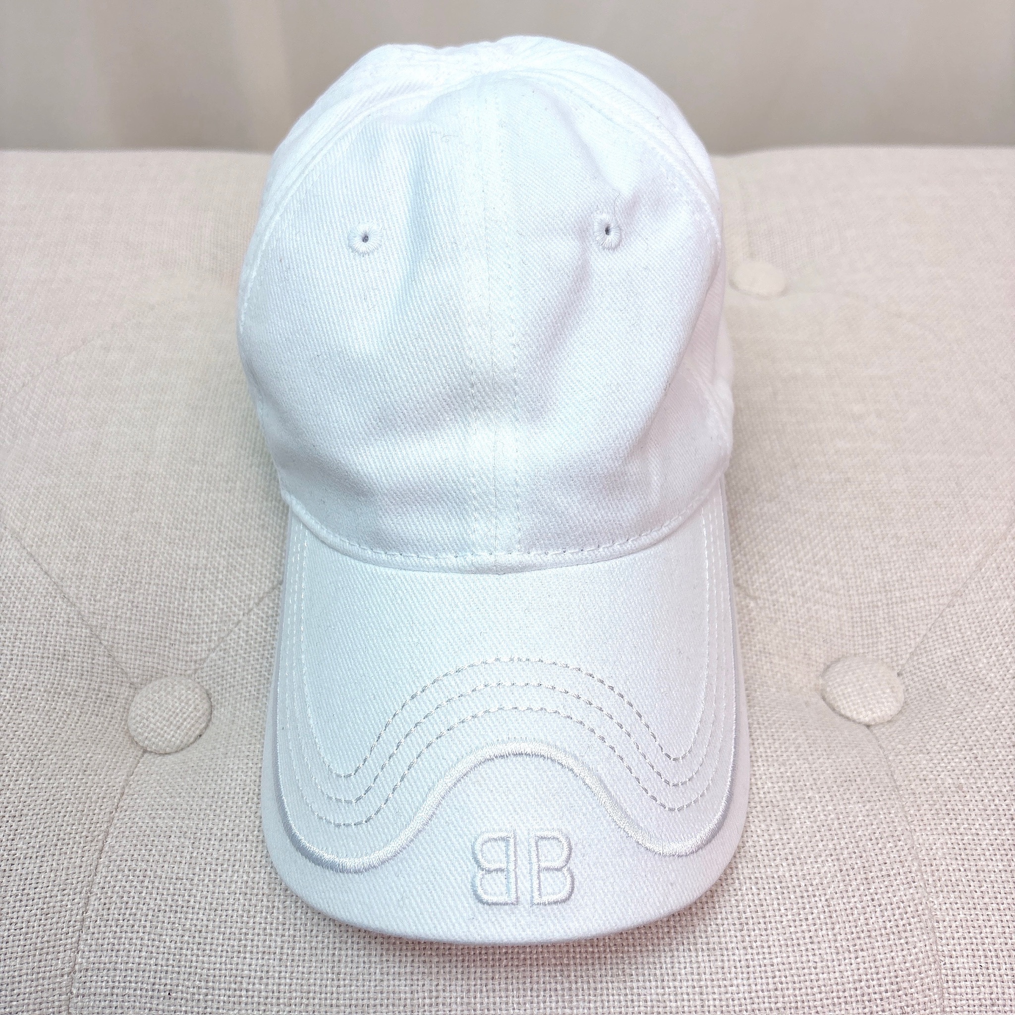 Balenciaga 50/50 White Cap - White / Shw