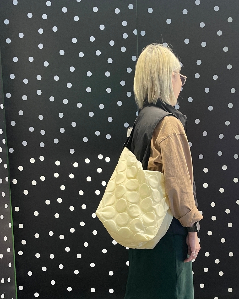 Bag'n'Noun 圓點包 S號 - 白 (70020962WHITE)