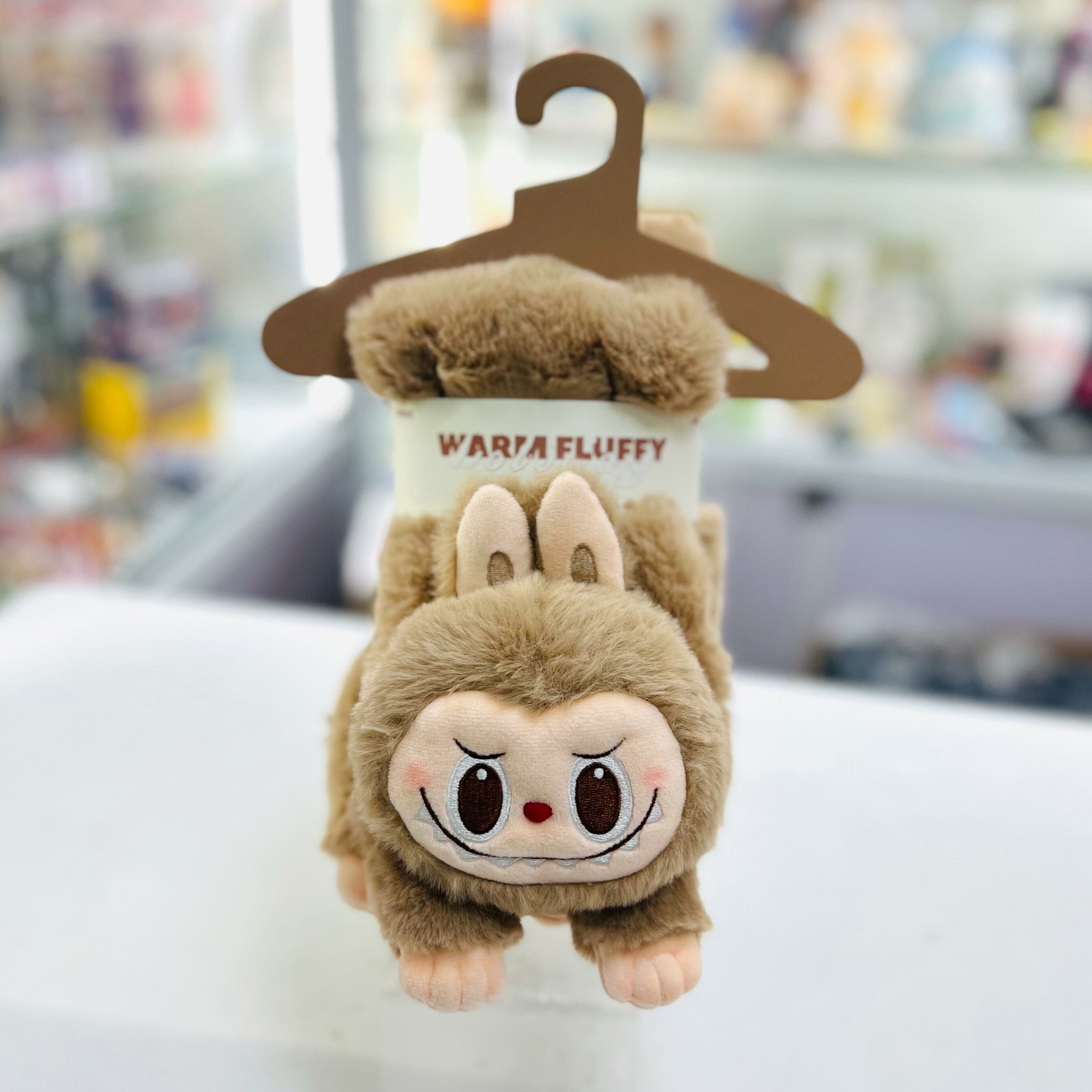 The monster warm fluffy hoilday series-LABUBU Plush Scarf