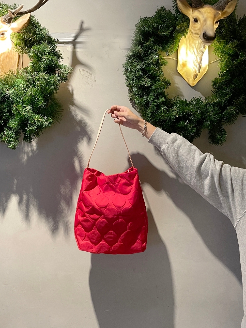 Bag'n'Noun 圓點包 S號 - 紅 (70020727RED)