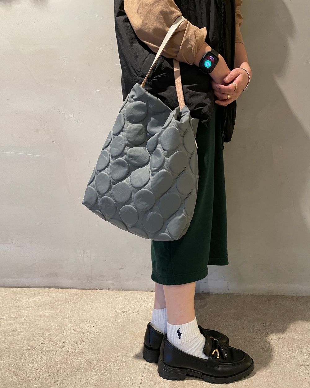 Bag'n'Noun｜DOTS PACK單肩包 MINI號 - 深灰 (70020727GRAY)
